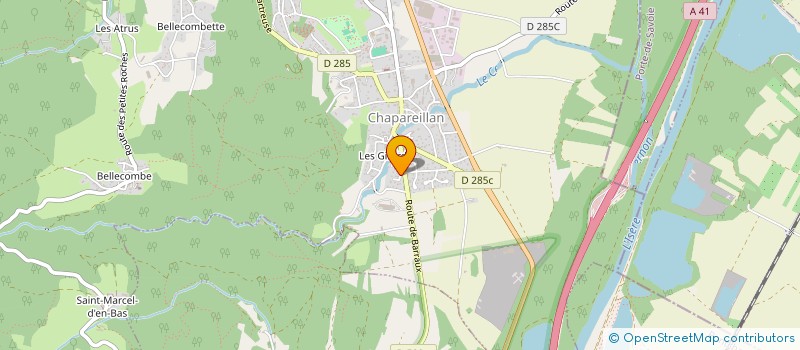 localisation de l'entreprise MONSIEUR FRANCOIS CHEA  CHAPAREILLAN