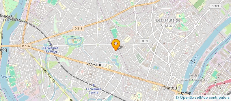 localisation de l'entreprise MONSIEUR FRANCOIS CHEMEQUE  LE VESINET