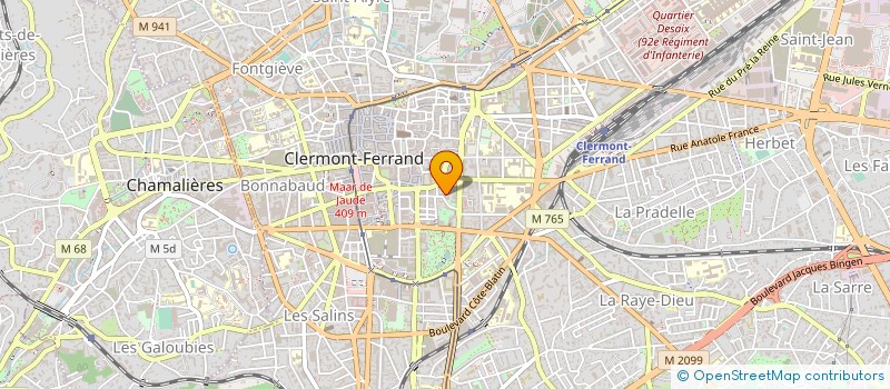 localisation de l'entreprise MONSIEUR FRANCOIS CHENEVIERE à CLERMONT-FERRAND