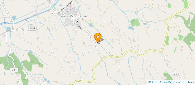 localisation de l'entreprise MONSIEUR FRANCOIS CHESNEAU  CAZES-MONDENARD