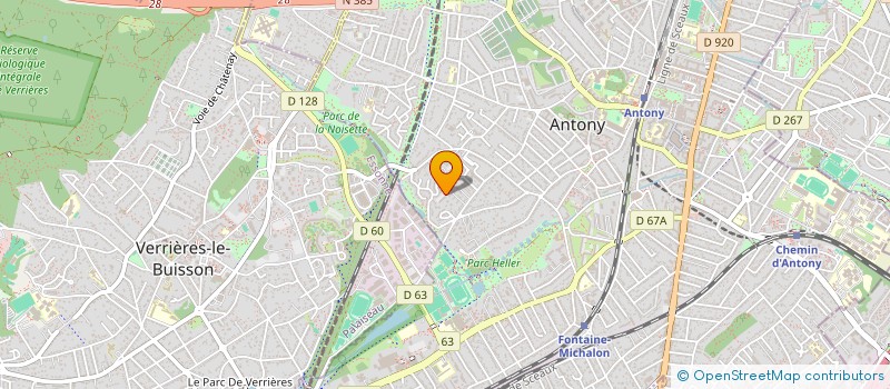 localisation de l'entreprise MONSIEUR FRANCOIS CHEVALIER  ANTONY