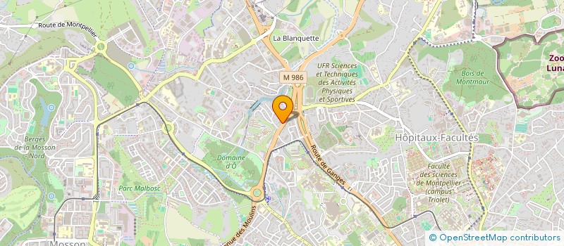 localisation de l'entreprise MONSIEUR FRANCOIS CHEVALLIER à MONTPELLIER