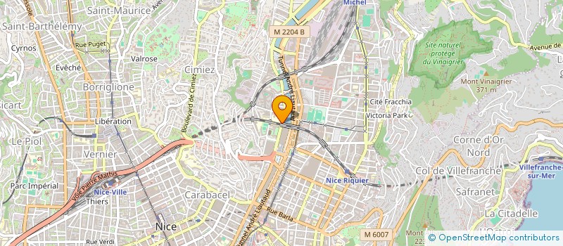 localisation de l'entreprise MONSIEUR FRANCOIS CHIAVERINI à NICE
