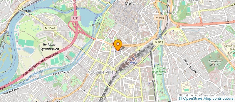 localisation de l'entreprise MONSIEUR FRANCOIS CHIFFERT  METZ