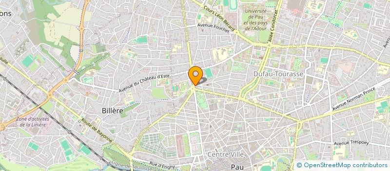 localisation de l'entreprise MONSIEUR FRANCOIS CHIRON à PAU