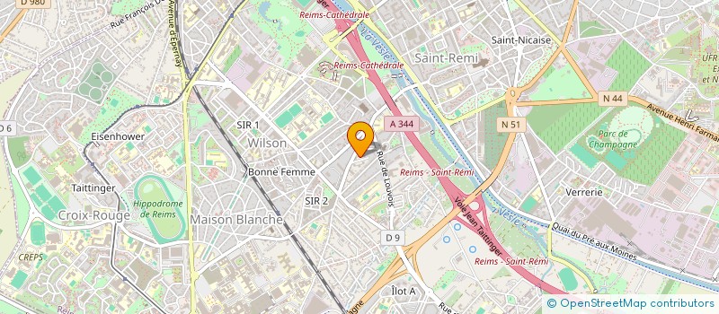 localisation de l'entreprise MONSIEUR FRANCOIS CHOFFIN  REIMS