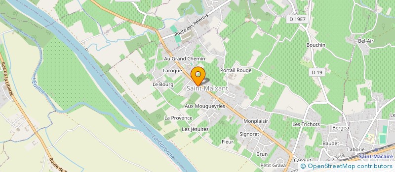 localisation de l'entreprise MONSIEUR FRANCOIS CHOLLET  SAINT-MAIXANT