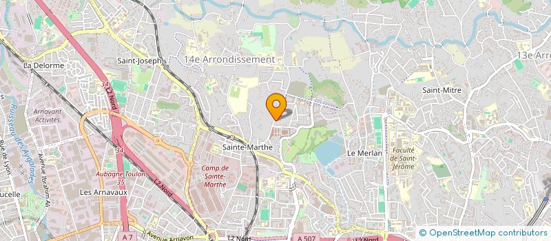 localisation de l'entreprise MONSIEUR FRANCOIS CHRETIEN à MARSEILLE