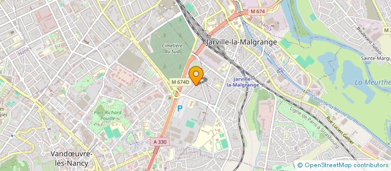 localisation de l'entreprise MONSIEUR FRANCOIS CHRETIEN  VANDUVRE-LES-NANCY