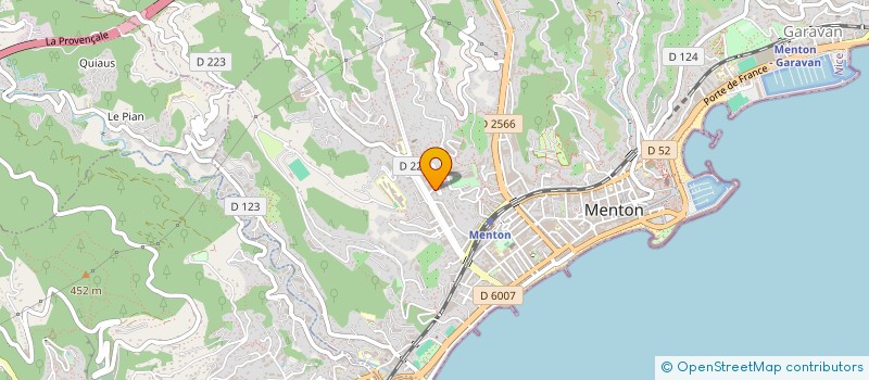 localisation de l'entreprise MONSIEUR FRANCOIS CHRISTIAN EMELLINA à MENTON