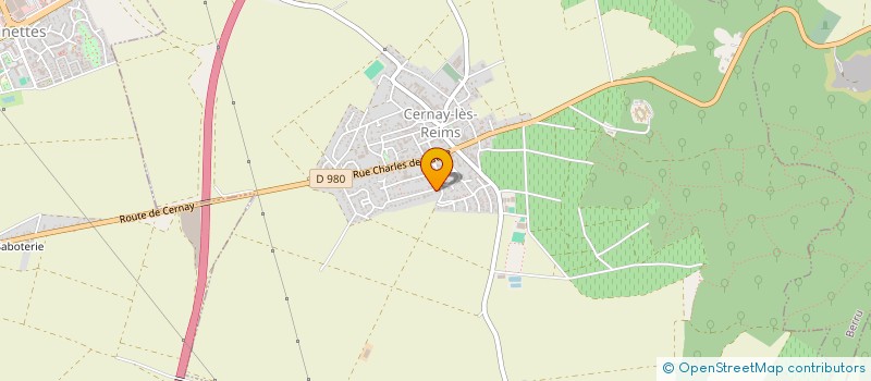 localisation de l'entreprise MONSIEUR FRANCOIS CIARAVELLA  CERNAY-LES-REIMS
