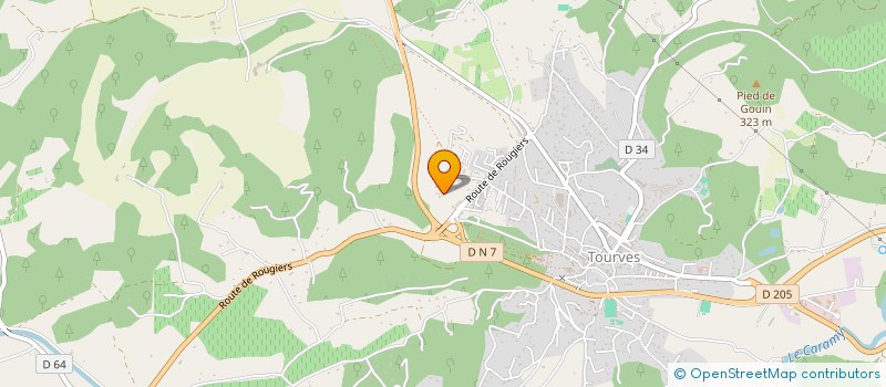 localisation de l'entreprise MONSIEUR FRANCOIS CID  TOURVES