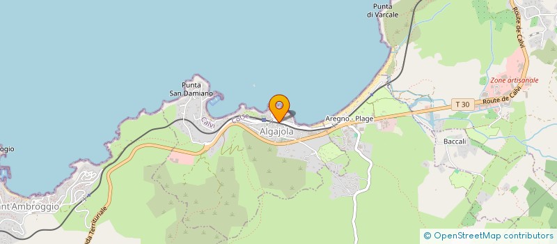 localisation de l'entreprise MONSIEUR FRANCOIS CIRELLI  ALGAJOLA