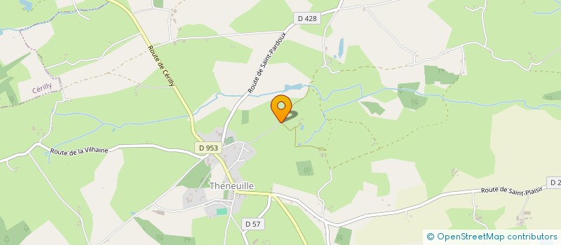 localisation de l'entreprise MONSIEUR FRANCOIS CIVREIS  THENEUILLE