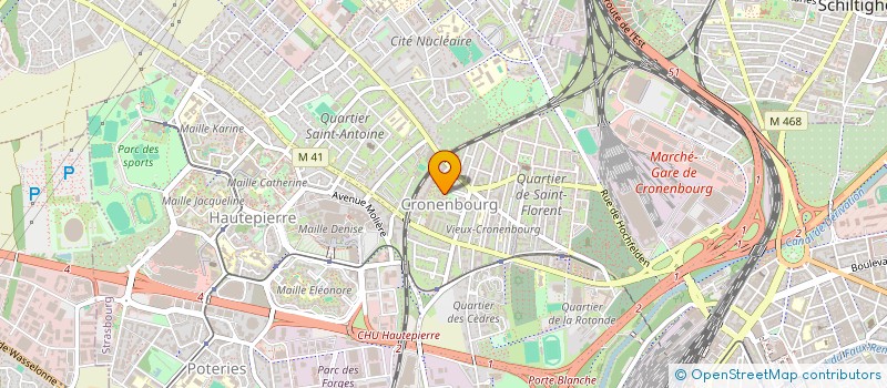localisation de l'entreprise MONSIEUR FRANCOIS CLAD à STRASBOURG