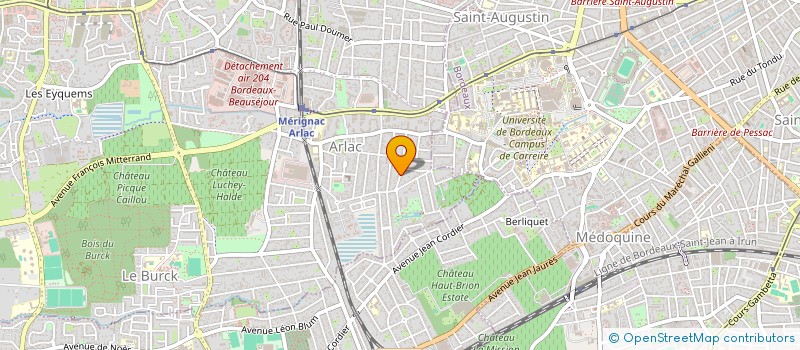 localisation de l'entreprise MONSIEUR FRANCOIS CLAEYS  MERIGNAC