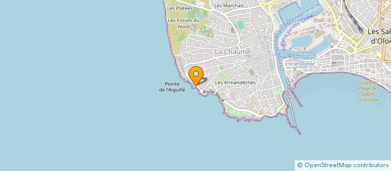 localisation de l'entreprise MONSIEUR FRANCOIS CLAUDOT  LES SABLES-D'OLONNE