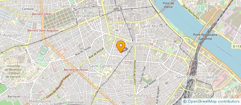 localisation de l'entreprise MONSIEUR FRANCOIS CLAVERIE  BORDEAUX