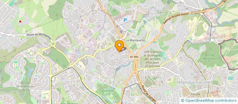 localisation de l'entreprise MONSIEUR FRANCOIS-CLEMENT MICHEZ  MONTPELLIER