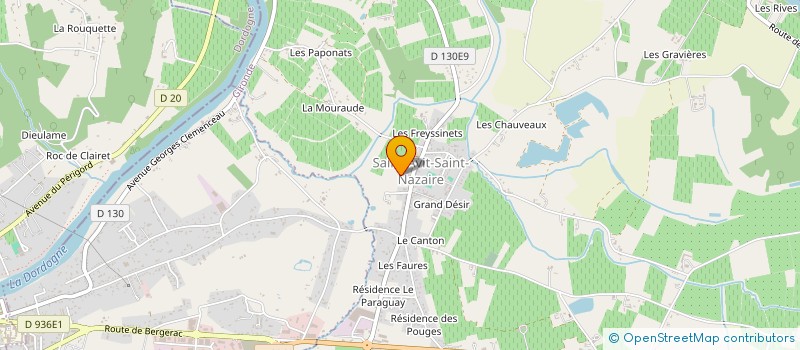 localisation de l'entreprise MONSIEUR FRANCOIS CLEMOT à SAINT-AVIT-SAINT-NAZAIRE