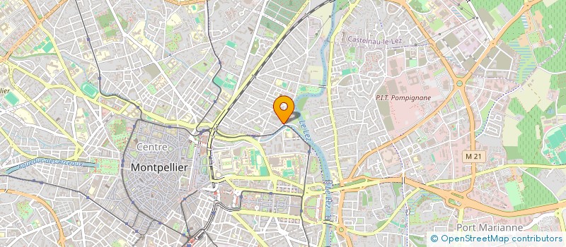 localisation de l'entreprise MONSIEUR FRANCOIS CLERGET à MONTPELLIER