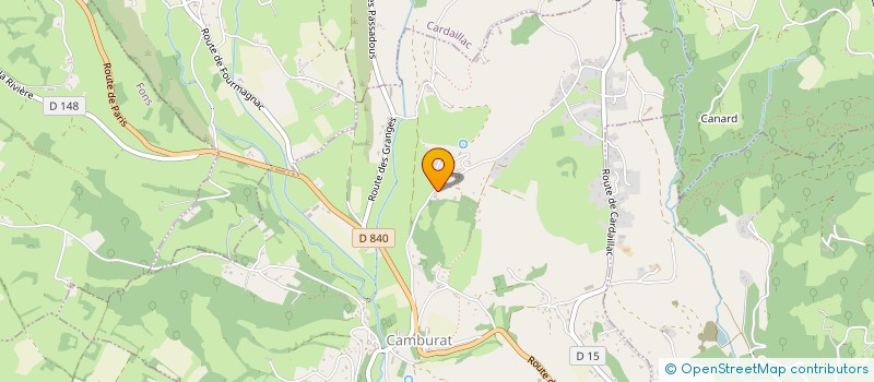 localisation de l'entreprise MONSIEUR FRANCOIS COCETTA  CAMBURAT