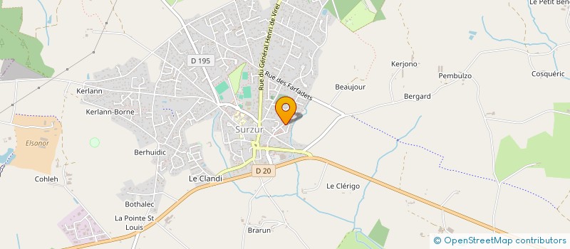 localisation de l'entreprise MONSIEUR FRANCOIS COCHERIL  SURZUR