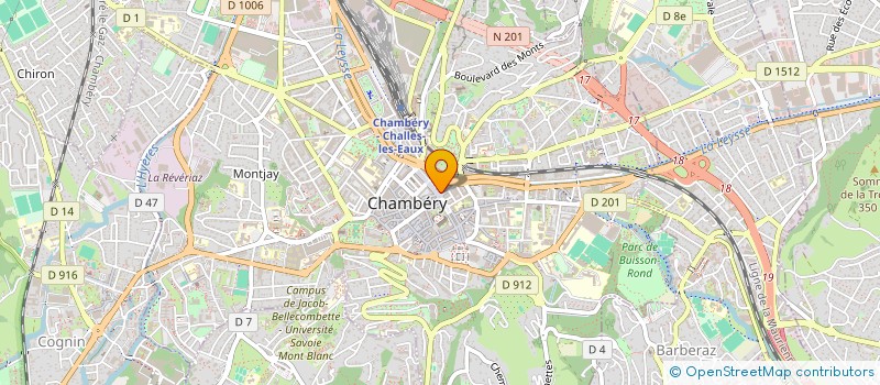 localisation de l'entreprise MONSIEUR FRANCOIS COCHET à CHAMBERY