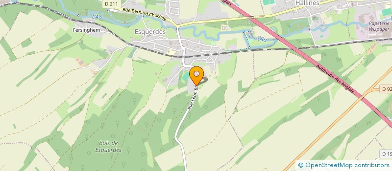 localisation de l'entreprise MONSIEUR FRANCOIS COFFIN  ESQUERDES