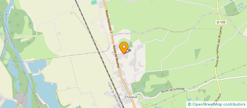 localisation de l'entreprise MONSIEUR FRANCOIS COGNARD  VARENNES-SUR-ALLIER