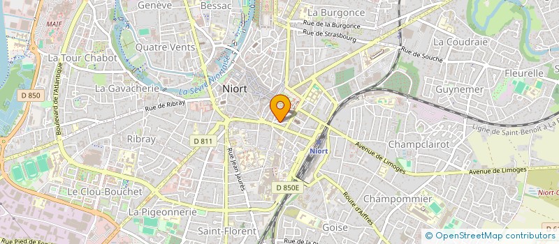 localisation de l'entreprise MONSIEUR FRANCOIS COHEN-HADRIA à NIORT