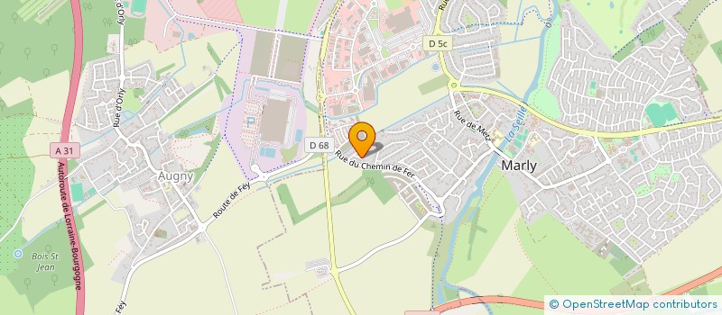 localisation de l'entreprise MONSIEUR FRANCOIS COINCE  MARLY