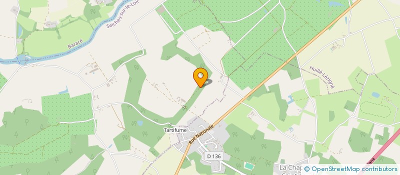 localisation de l'entreprise MONSIEUR FRANCOIS COINTREAU  MONTREUIL-SUR-LOIR