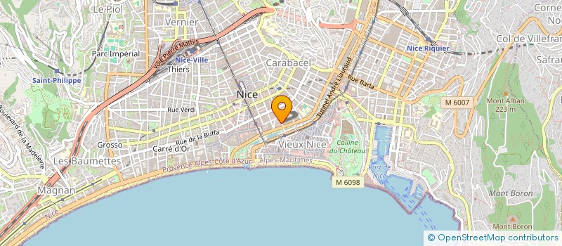localisation de l'entreprise MONSIEUR FRANCOIS COIZY à NICE