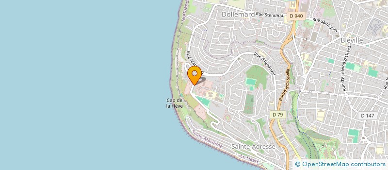 localisation de l'entreprise MONSIEUR FRANCOIS COLBOC  SAINTE-ADRESSE