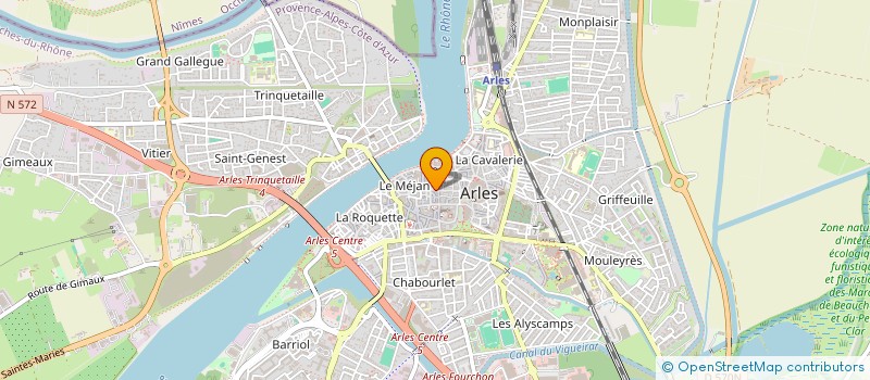 localisation de l'entreprise MONSIEUR FRANCOIS COLCOMBET  ARLES