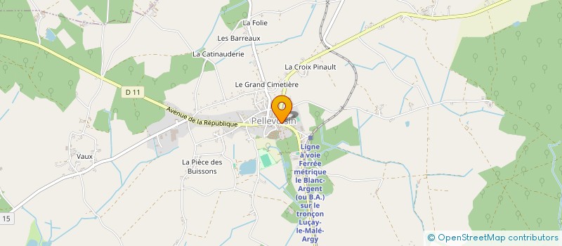 localisation de l'entreprise MONSIEUR FRANCOIS COLIN à PELLEVOISIN