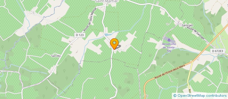 localisation de l'entreprise MONSIEUR FRANCOIS COLLAS  SAINT-MARTIAL