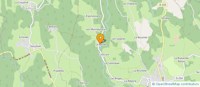 localisation de l'entreprise MONSIEUR FRANCOIS COLLAY  LA CHAPELLE-AGNON