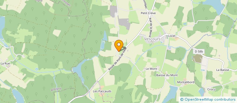 localisation de l'entreprise MONSIEUR FRANCOIS COLLET  CURCIAT-DONGALON