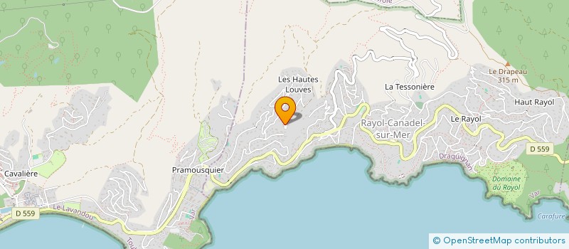 localisation de l'entreprise MONSIEUR FRANCOIS COLLIBEAUX à RAYOL-CANADEL-SUR-MER