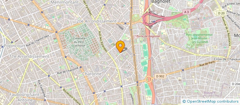 localisation de l'entreprise MONSIEUR FRANCOIS COLLIN  PARIS