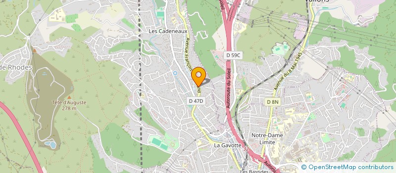 localisation de l'entreprise MONSIEUR FRANCOIS COLONNA D'ISTRIA à LES PENNES-MIRABEAU