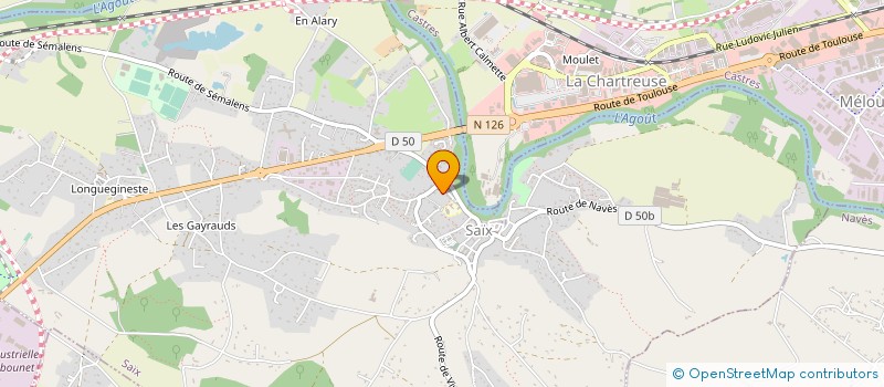 localisation de l'entreprise MONSIEUR FRANCOIS COMBA  SAIX