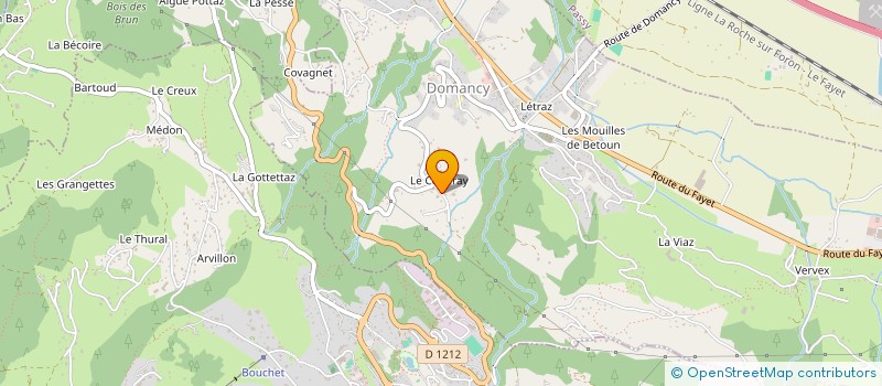 localisation de l'entreprise MONSIEUR FRANCOIS COMBES  DOMANCY