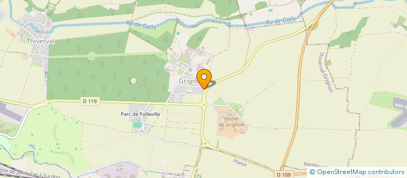 localisation de l'entreprise MONSIEUR FRANCOIS COME  THIVERVAL-GRIGNON