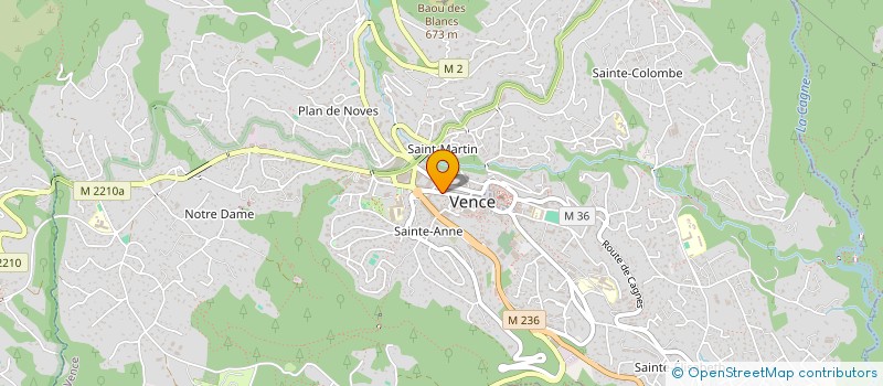 localisation de l'entreprise MONSIEUR FRANCOIS COMMANDEUR  VENCE