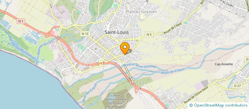 localisation de l'entreprise MONSIEUR FRANCOIS COMORASSAMY  SAINT-LOUIS