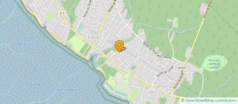 localisation de l'entreprise MONSIEUR FRANCOIS CONDE  LANTON