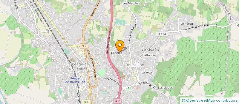 localisation de l'entreprise MONSIEUR FRANCOIS CONESA  ROUSSILLON